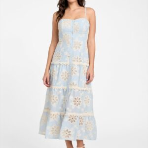 tabitha embroidered maxi dress