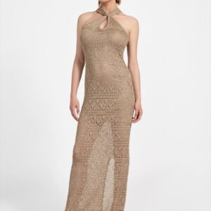 cynthia keyhole maxi dress