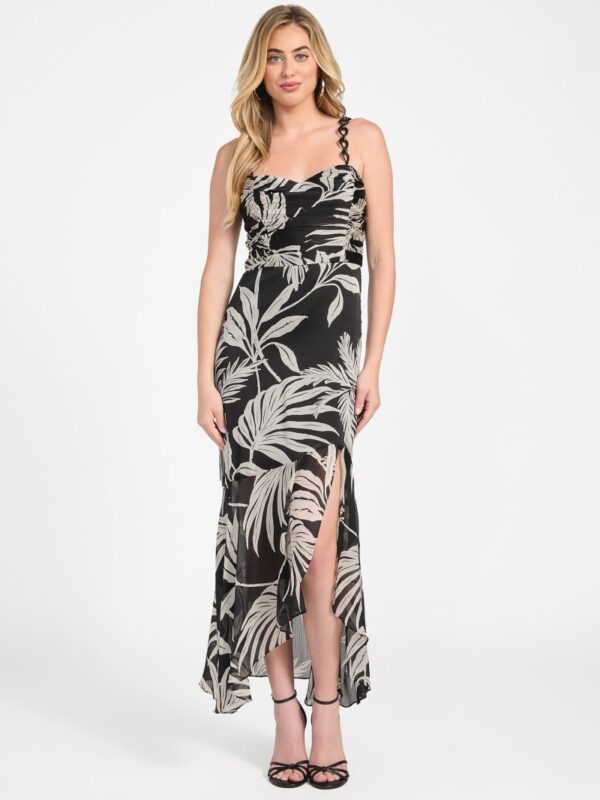 eco stacie printed maxi dress