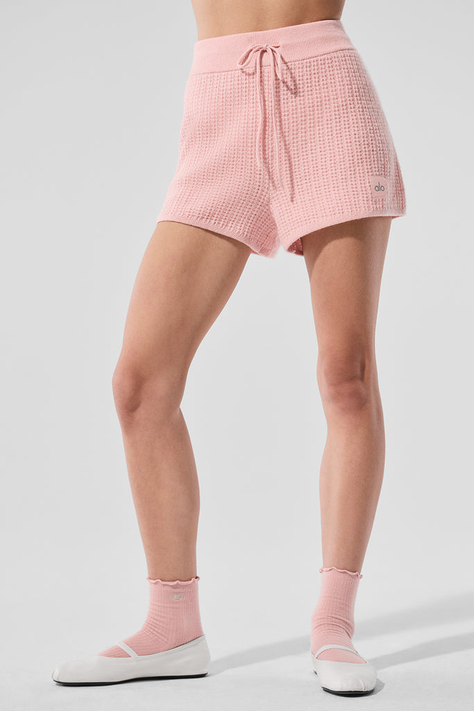 cashmere high waist plush waffle cashmere high waist plush waffle