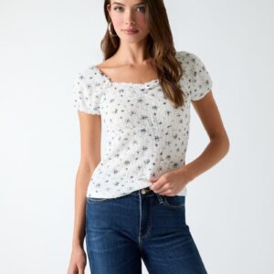 floral print blouse