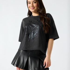foiled boxy t shirt