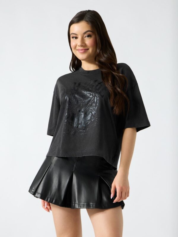 foiled boxy t shirt