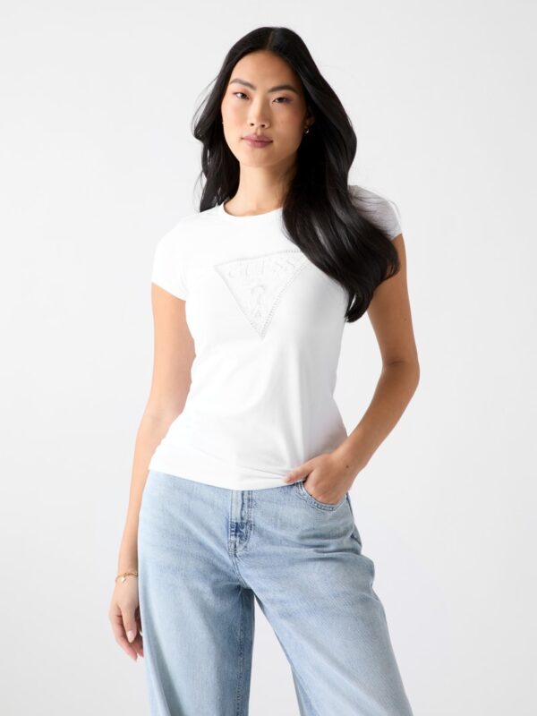 printed logo t shirt