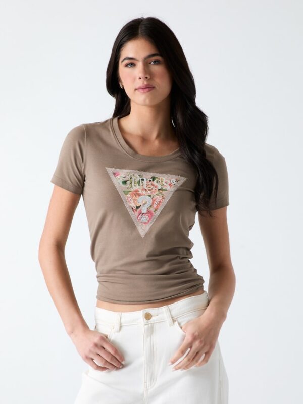 printed logo t shirt