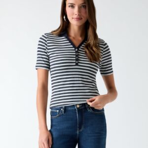 striped polo t shirt