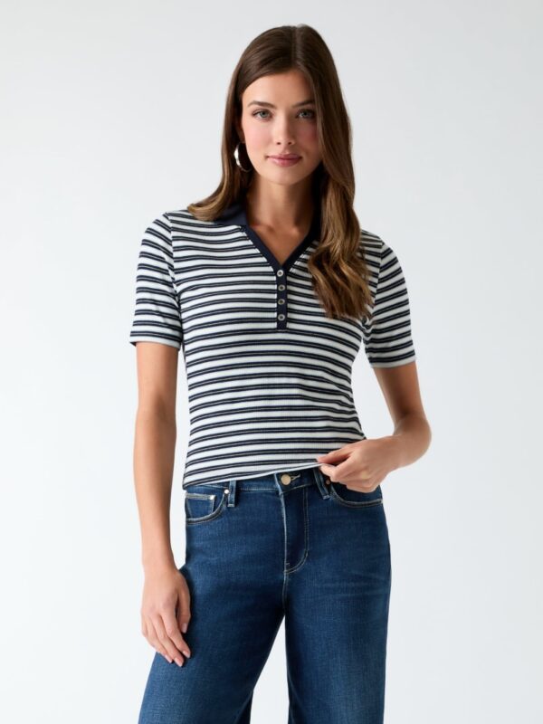 striped polo t shirt