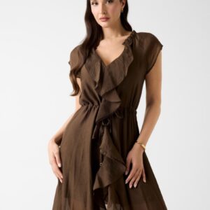 maelys ruffled maxi dress