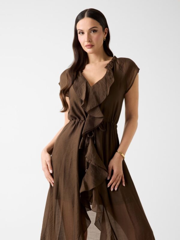 maelys ruffled maxi dress