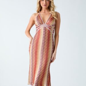 crochet midi dress