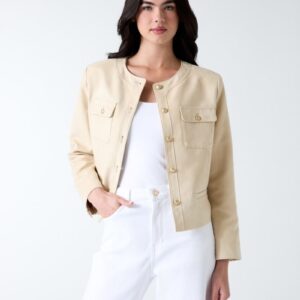 faux suede jacket