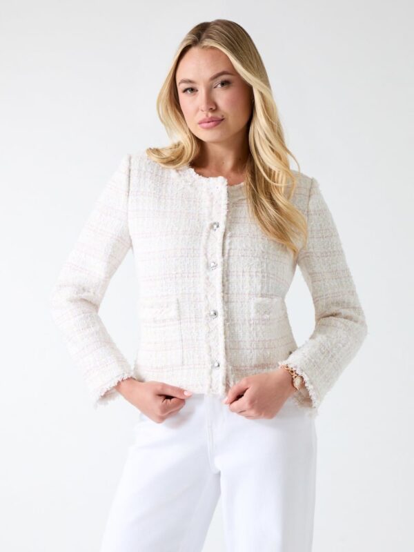ladies woven jkt