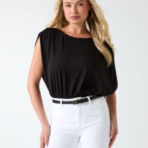 pleated bodysuit