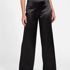 satin wide leg pants