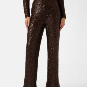 sequins flare pants