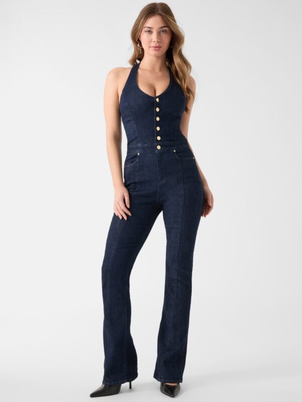 denim jumpsuit