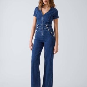 denim jumpsuit
