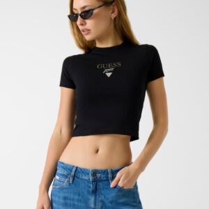 embroidered logo t shirt