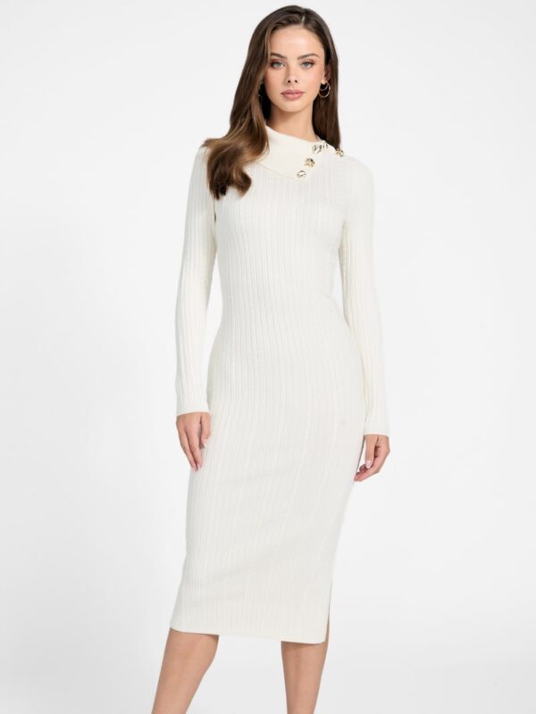 eco priscilla cable knit dress