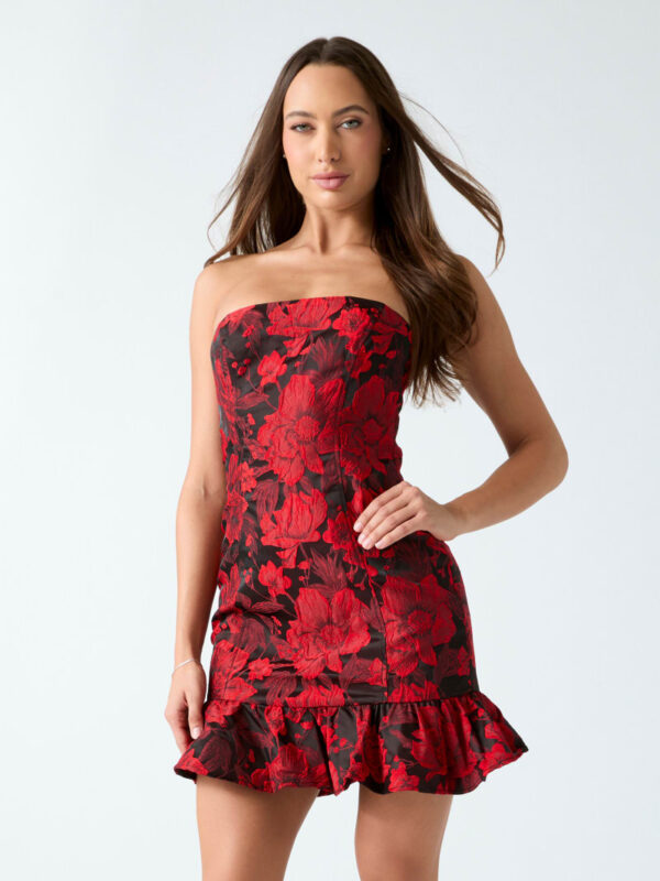 floral mini dress