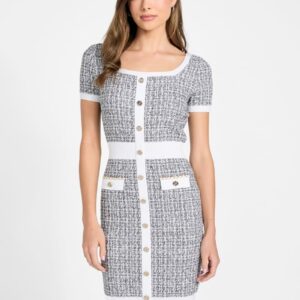 tweed mini dress