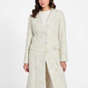 tweed long coat