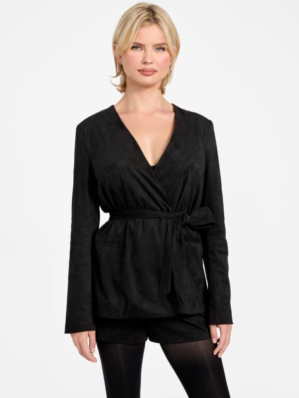 mila belted blazer