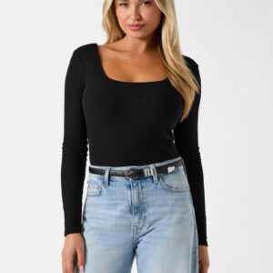 slim fit striped top