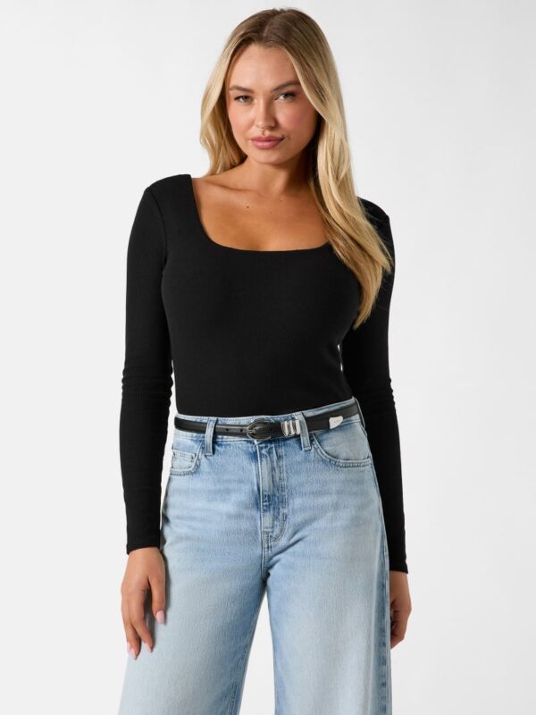 slim fit striped top