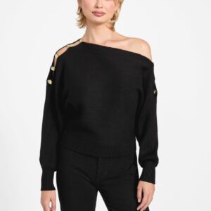 eco jamia beaded sleeve sweater