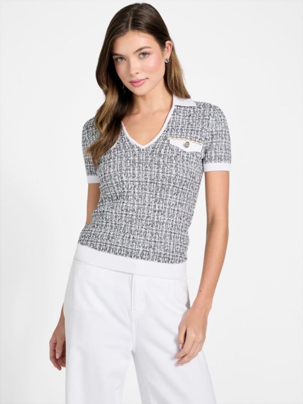 tweed sweater