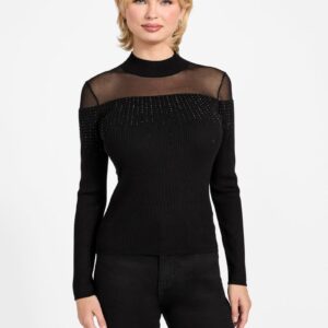 eco jeena rhinestone sweater
