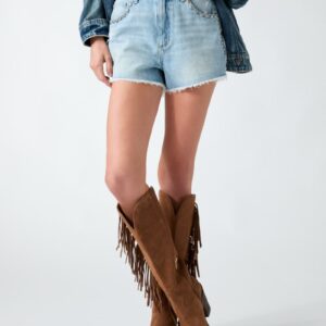 denim shorts