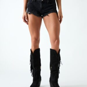 denim shorts