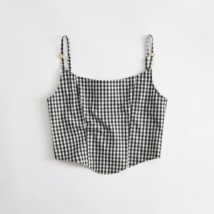 printed corset top
