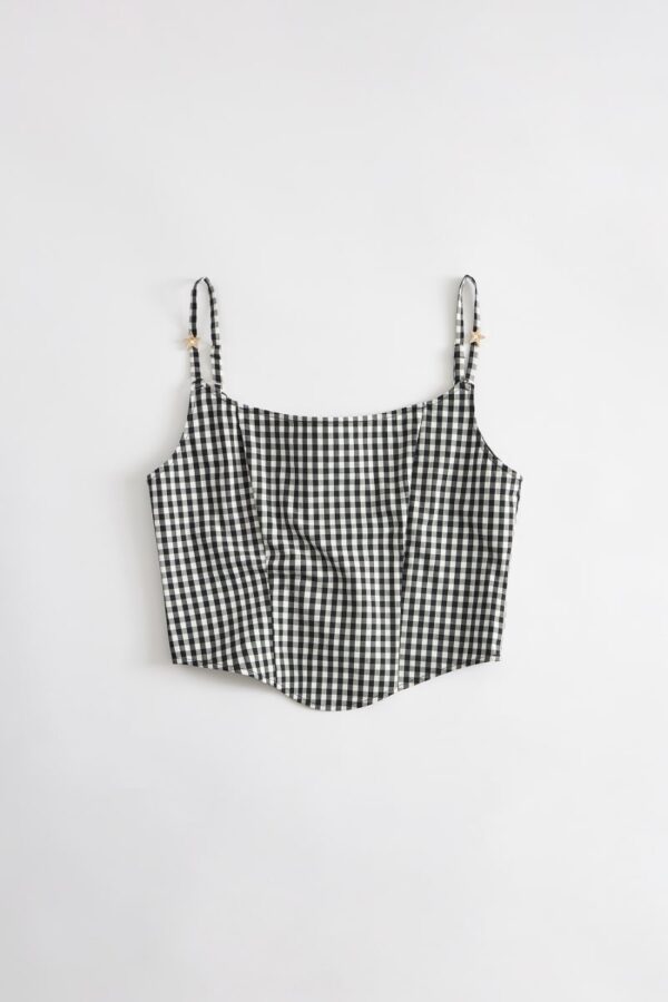 printed corset top