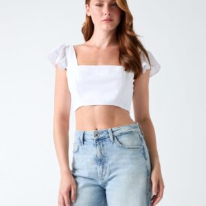 bow cropped top