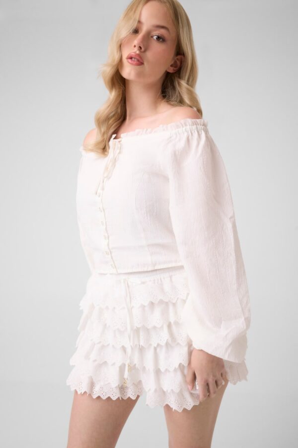 off shoulder blouse