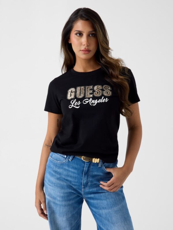 printed logo t shirt