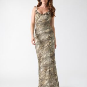 printed long dress