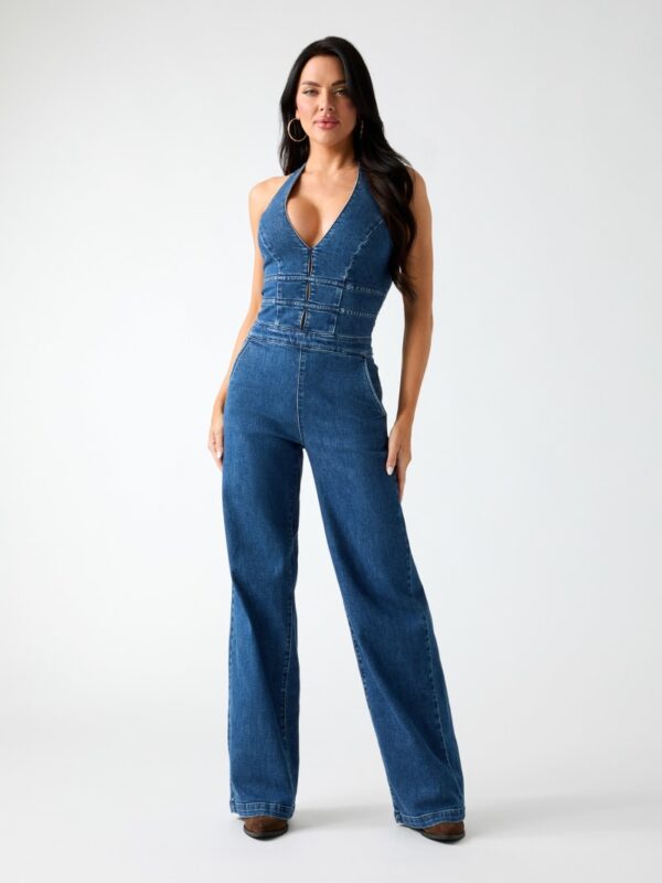 denim jumpsuit