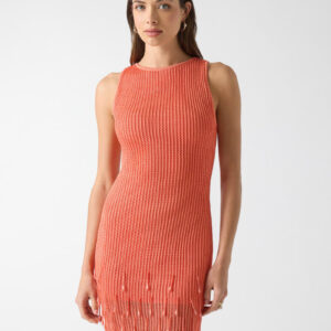 crocheted mini dress