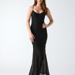 ribbed long dress