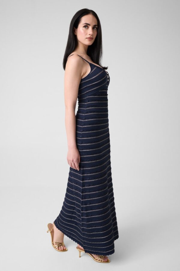 lurex long dress