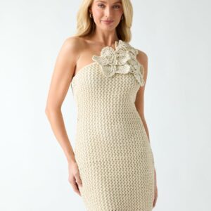 crochet flowers dress
