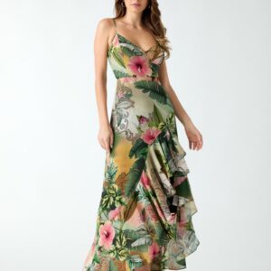 printed long dress