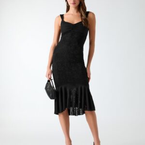 bandage midi dress