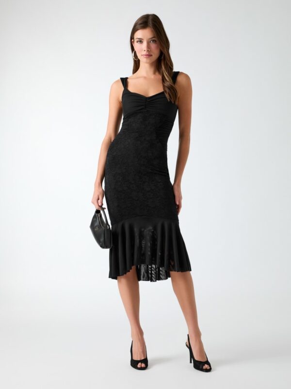 bandage midi dress