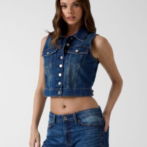 denim vest