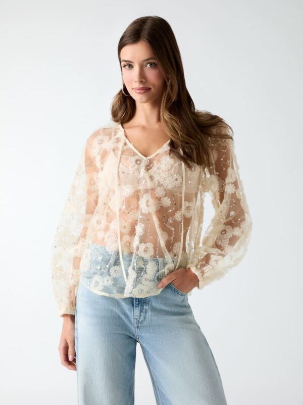 sequins blouse